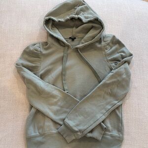 Express Cap Shoulder Hooded Sweatshirt